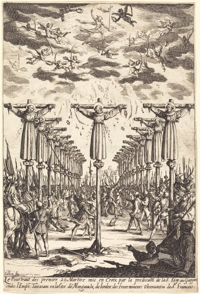 Martyrene i Japan av Jacques Callot