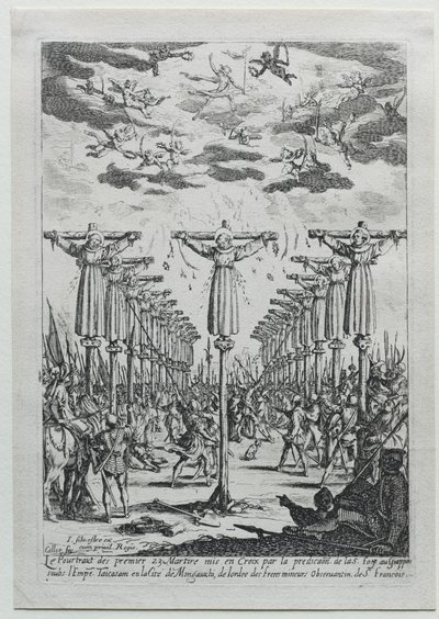 Martyrene i Japan av Jacques Callot