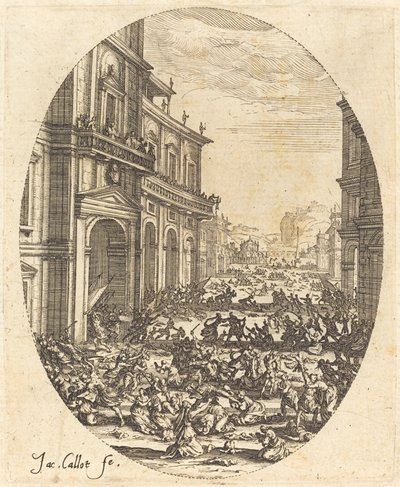 Massakren på de uskyldige av Jacques Callot