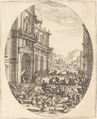Massakren på de uskyldige av Jacques Callot