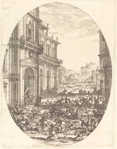 Massakren på de uskyldige av Jacques Callot
