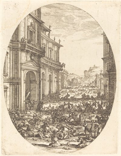 Massakren på de uskyldige av Jacques Callot