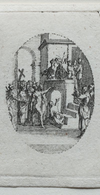 Lidenskapens mysterier: Kristus presentert for folket av Jacques Callot
