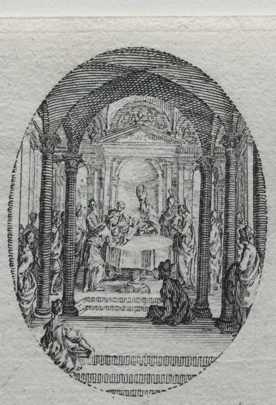 Lidenskapens mysterier: omskjæringen. av Jacques Callot