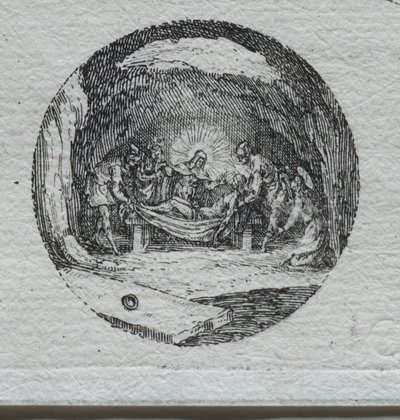 The Mysteries of the Passion: The Entombment av Jacques Callot