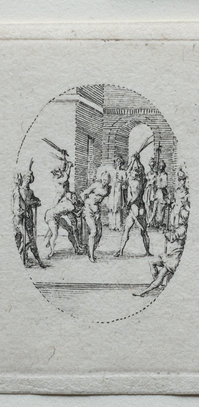 The Mysteries of the Passion: The Flagelation av Jacques Callot