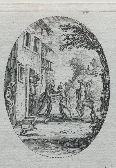 The Mysteries of the Passion: The Visitation av Jacques Callot