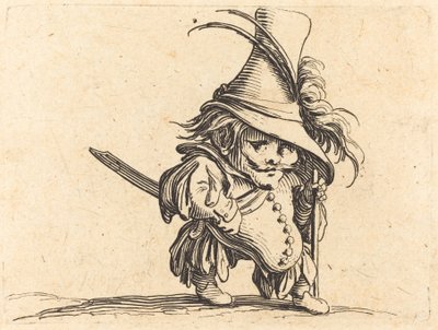 The Potbellied Mann med den høye hatten av Jacques Callot