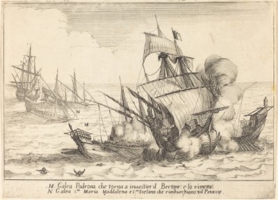 Prisen, 1617. av Jacques Callot