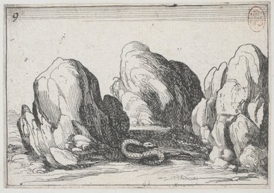 Slangen - nei. 9 fra serien av Jacques Callot