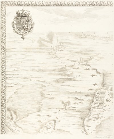 Beleiringen av Breda [plate 1 av 6] av Jacques Callot
