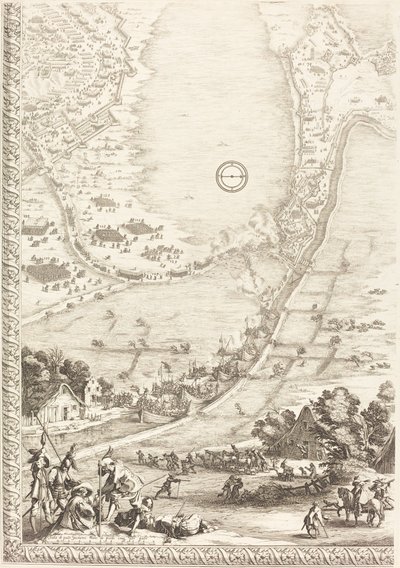 Beleiringen av Breda [plate 4 av 6], 16271628. av Jacques Callot