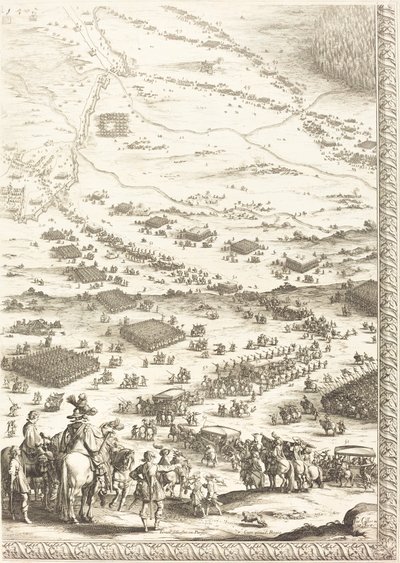 Beleiringen av Breda [plate 6 av 6] av Jacques Callot