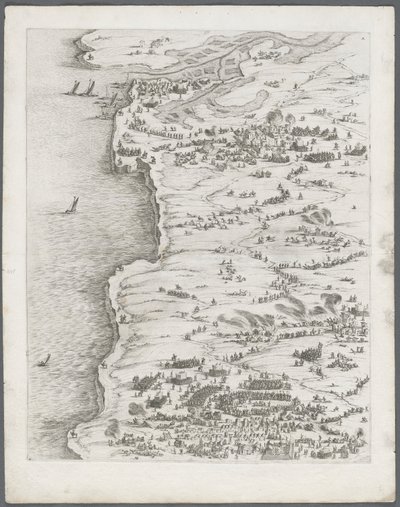The Siege of La Rochelle: Plate 5, 1628-1630. av Jacques Callot