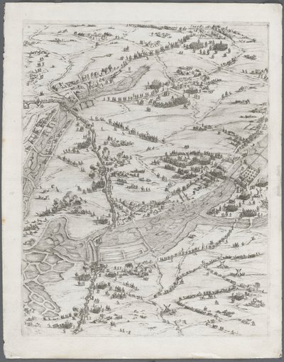 Beleiringen av La Rochelle: Plate 7, 1628-1630. av Jacques Callot