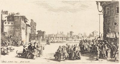 Slavemarkedet av Jacques Callot