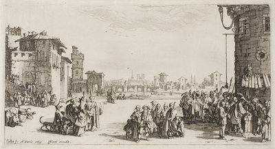 Slavemarkedet av Jacques Callot