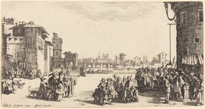 Slavemarkedet av Jacques Callot