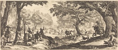 Hjortejakten av Jacques Callot
