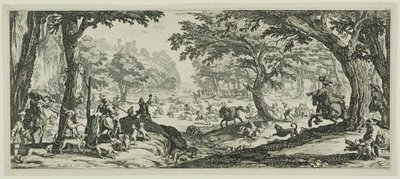 Hjortejakten av Jacques Callot