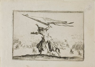 Fanebæreren, fra The Caprices av Jacques Callot