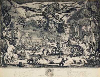 The Temptation of Saint Anthony, 1635. av Jacques Callot