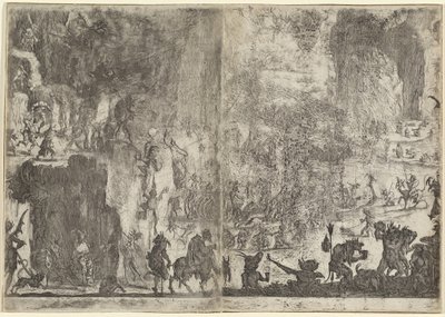 The Temptation of Saint Anthony [første versjon] av Jacques Callot