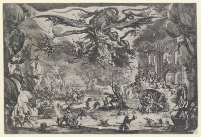 The Temptation of St. Anthony (La tentation de St. Antoine) av Jacques Callot