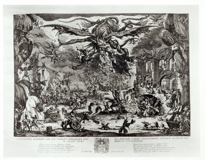 The Temptation of St. Anthony, 1600-tallet av Jacques Callot