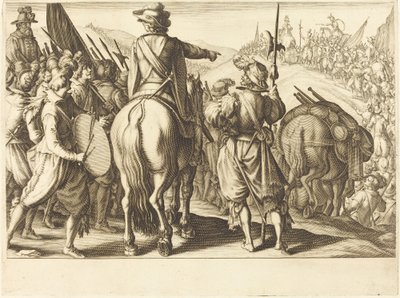 Troppene på mars av Jacques Callot