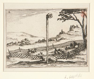 The Vigilant Eye - nei. 2 fra serien av Jacques Callot