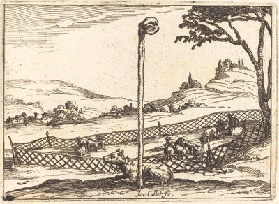 The Vigilant Eye, 1628. av Jacques Callot