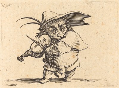 Fiolinspilleren av Jacques Callot