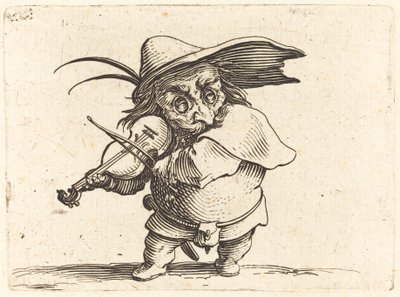 Fiolinspilleren av Jacques Callot