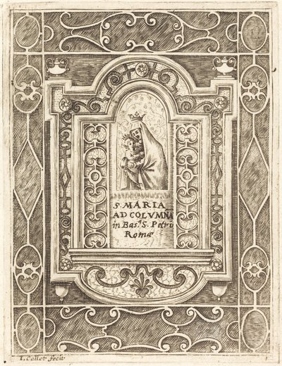 The Virgin at the Column The Virgin at the Column, 16081611. av Jacques Callot