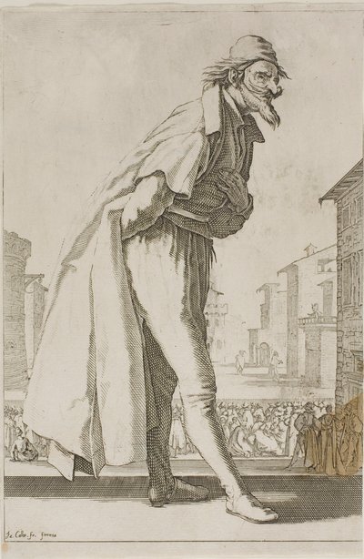 Vannmøllen, fra forskjellige scener designet i Firenze av Jacques Callot