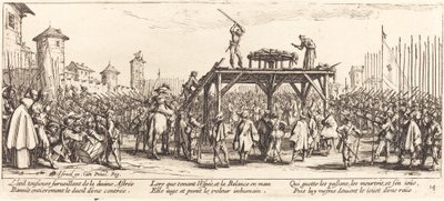 Hjulet, ca. 1633. av Jacques Callot