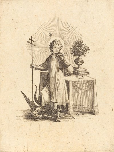 Den unge Jesus. av Jacques Callot