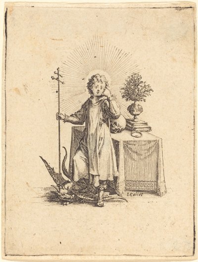 Den unge Jesus av Jacques Callot