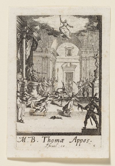 Apostelen Thomas (Thomas Appos.) av Jacques Callot