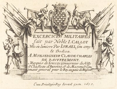 Title Page for "The Military Exercises"   1236181   no       norwegian Successfully Translated  Original: Robin The Conjuror (colour litho) Translat: Robin The Conjuror (colour litho) 1319452 no norwegian Successfully Translated Original: Roeiboot met opva av Jacques Callot