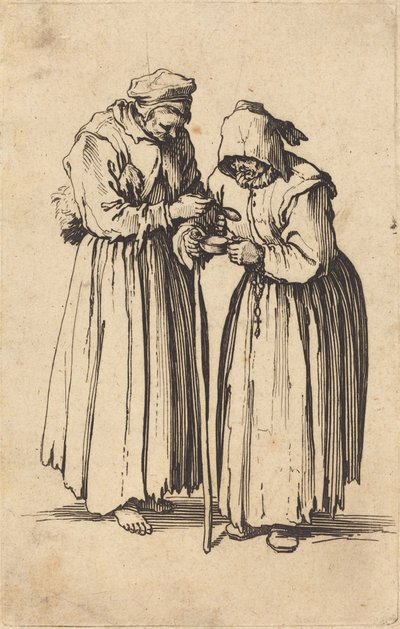 To tiggerkvinner av Jacques Callot
