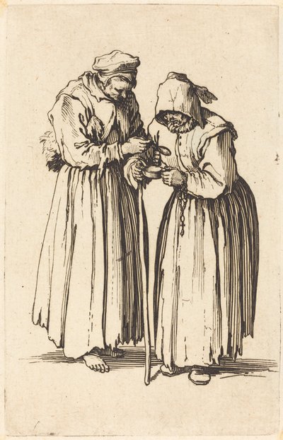 To tiggerkvinner av Jacques Callot