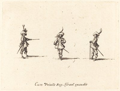 Ubevæpnet drill av Jacques Callot