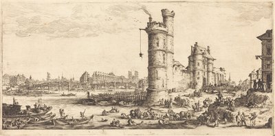 Utsikt over Pont Neuf av Jacques Callot