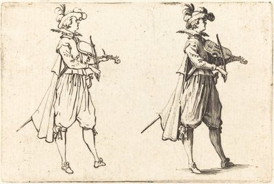 Fiolinist av Jacques Callot