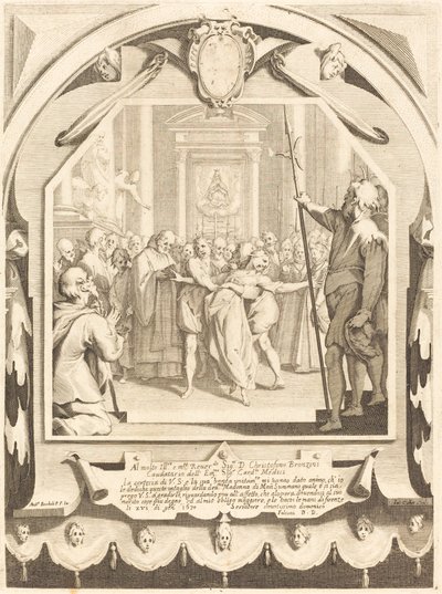 Den besatte av Jacques Callot after Andrea Boscoli
