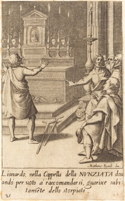 Lionardo av Jacques Callot after Matteo Rosselli
