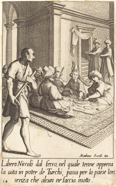 Niccolo av Jacques Callot after Matteo Rosselli