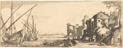 Den lille havnen av Jacques Callot or Follower of Jacques Callot